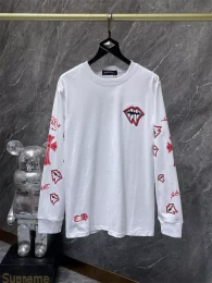 chrome hearts t-shirt manches longues pour unisexe s_12b2a07